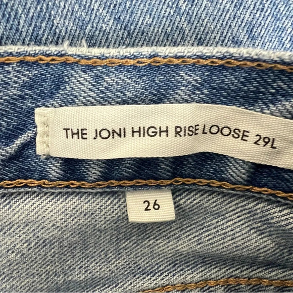 ARITZIA Denim Forum JONI HIGH RISE LOOSE JEANS Size 26 High Rise B30 - Picture 6 of 8